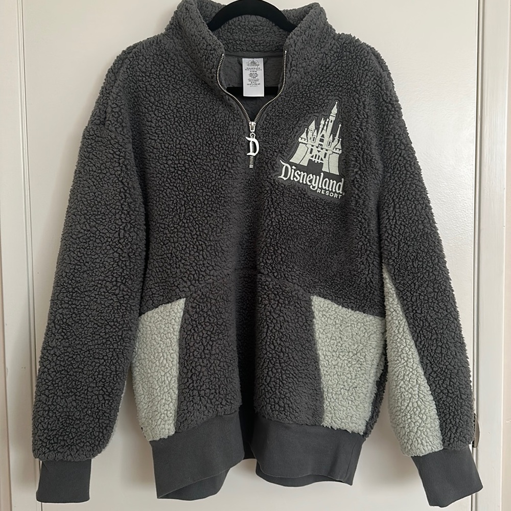 Disneyland Teddy Quarter Zip Sweater